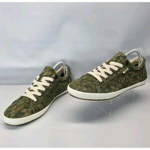 TAOS Women's Star Jungle Camo Lace‎ Up Low Top Canvas Sneakers Shoes US 10.5
